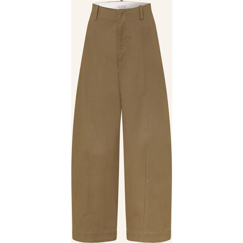 Mrs & Hugs Barrel Jeans gruen