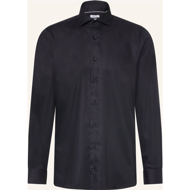 Paul Hemd Shaped Fit schwarz