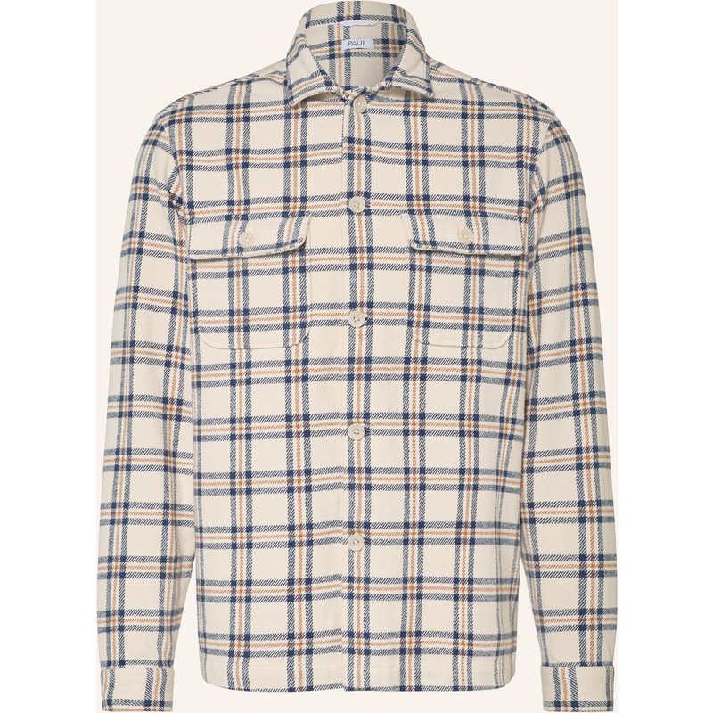 Paul Overshirt Aus Flanell beige