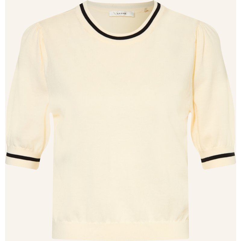 Frame Strickshirt The Gathered Sweater beige