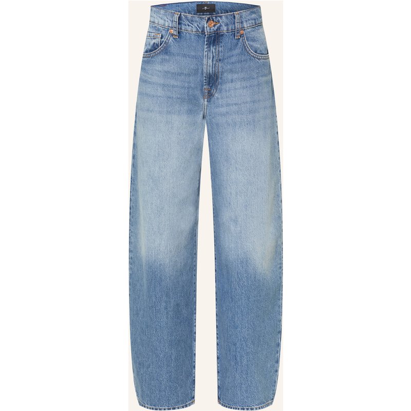 7 For All Mankind Barrel Jeans Bonnie Curvilinear blau