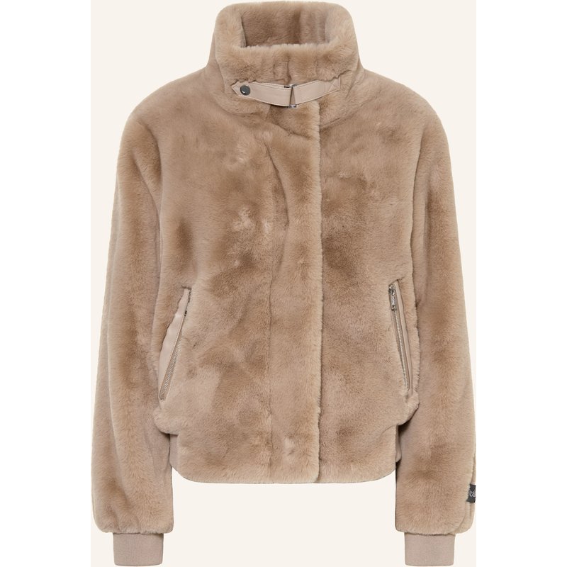 Rino & Pelle Kunstfell-Jacke beige