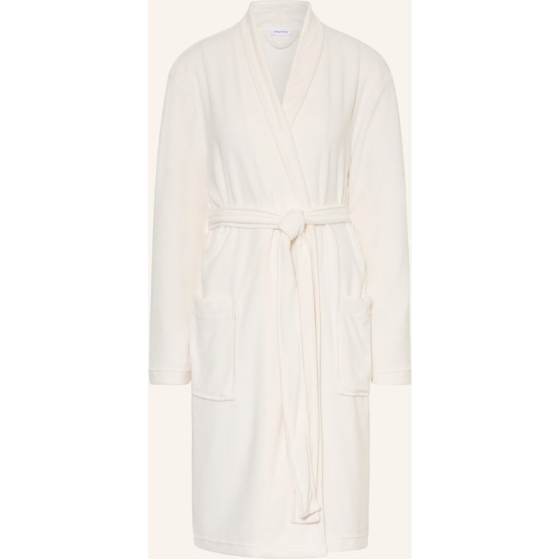 Darling Harbour Damen-Bademantel weiss