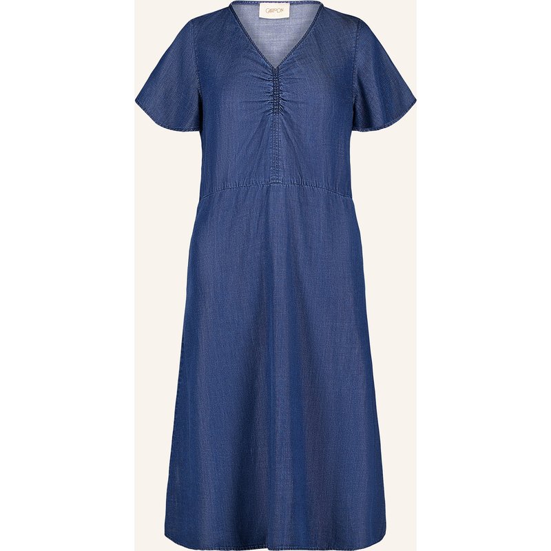 Cartoon Kleid In Jeansoptik blau