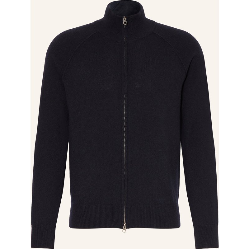 Lisa Yang Strickjacke Bran Aus Cashmere blau