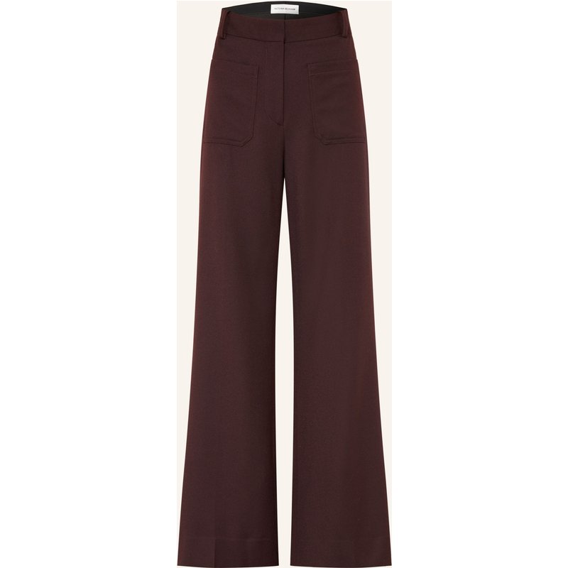 Victoria Beckham Marlenehose Alina rot