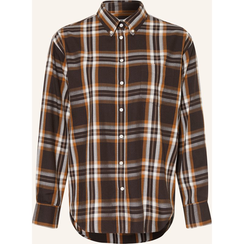 Gant Hemdbluse Aus Flanell braun