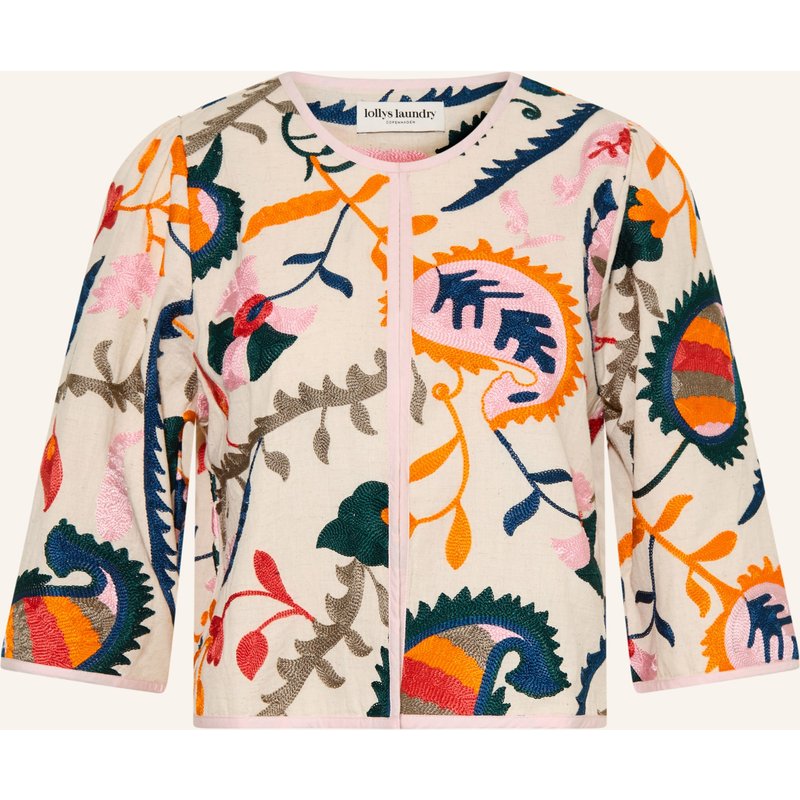 Lollys Laundry Kastenjacke Trinell Mit 3/4-Arm orange