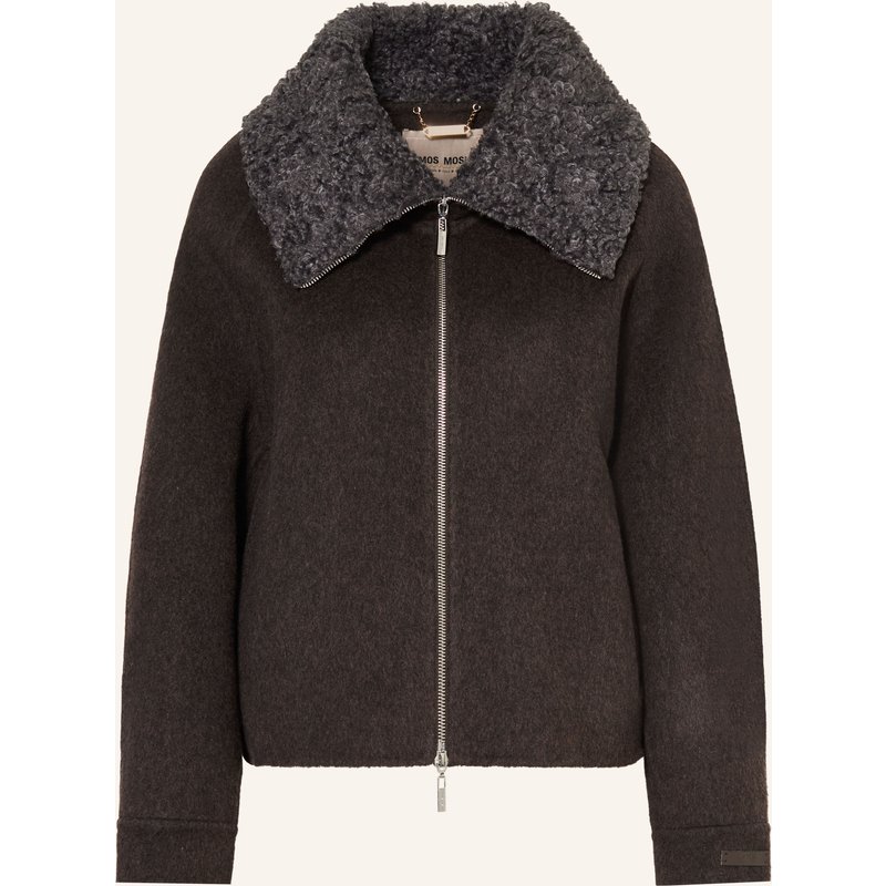 Mos Mosh Jacke Mmbellamy Loisa Mit Kunstfell braun