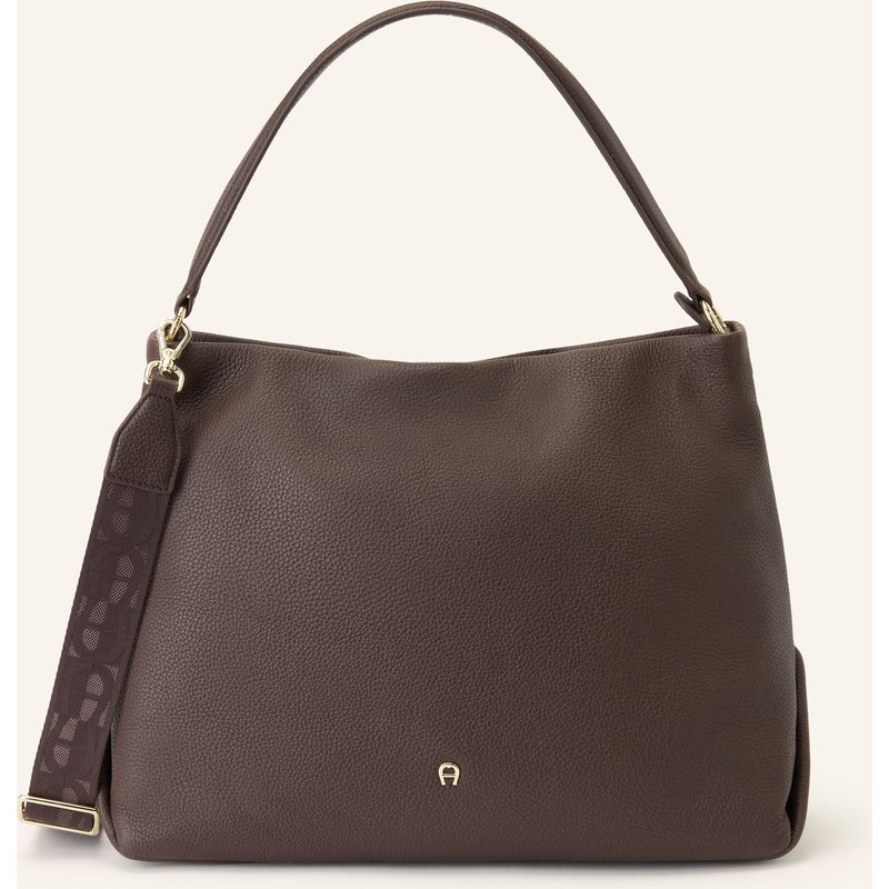 Aigner Beuteltasche Paola Medium braun