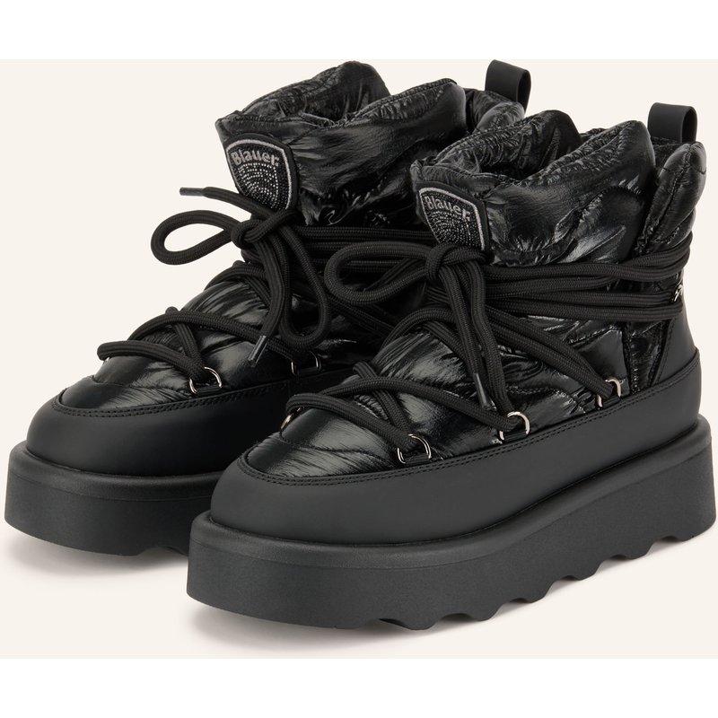 Blauer Schnürboots Doyle schwarz
