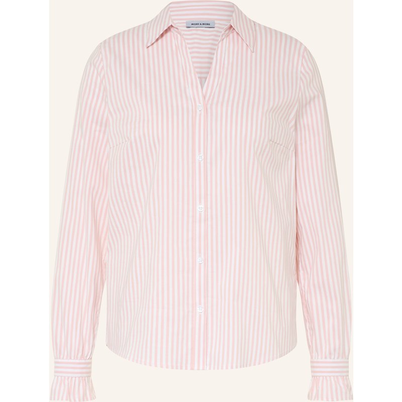 More & More Bluse Mit Rüschen rosa