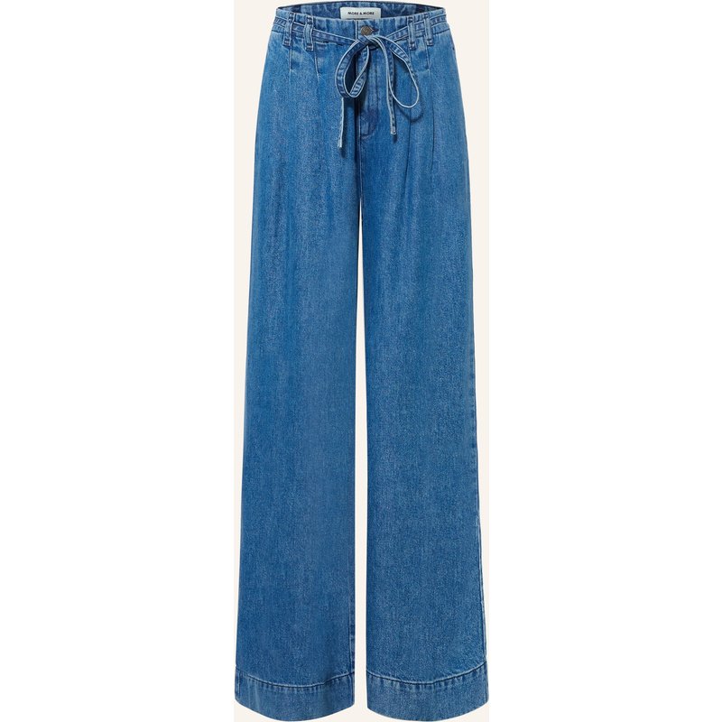 More & More Wide Leg Jeans blau