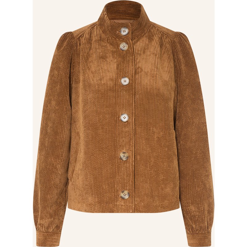 More & More Cordjacke braun