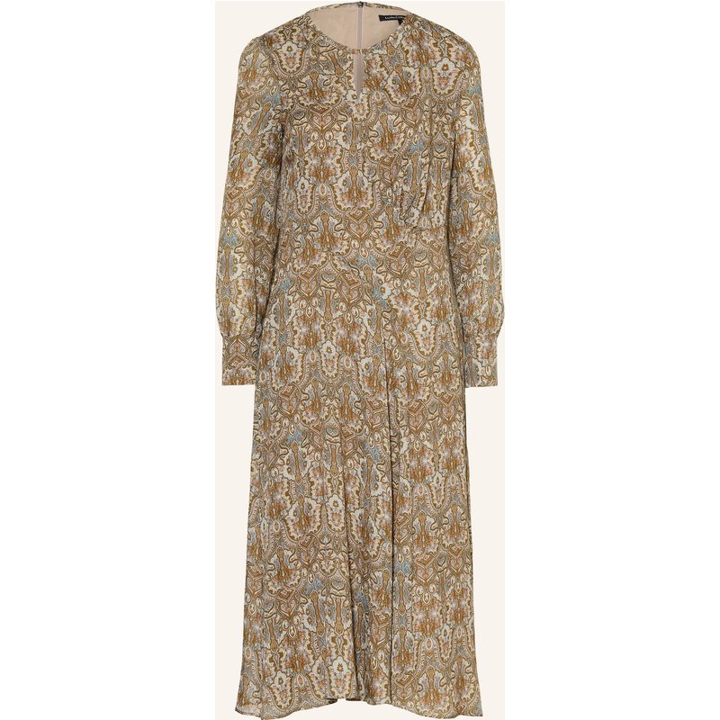 Luisa Cerano Kleid Mit Glitzergarn rosa