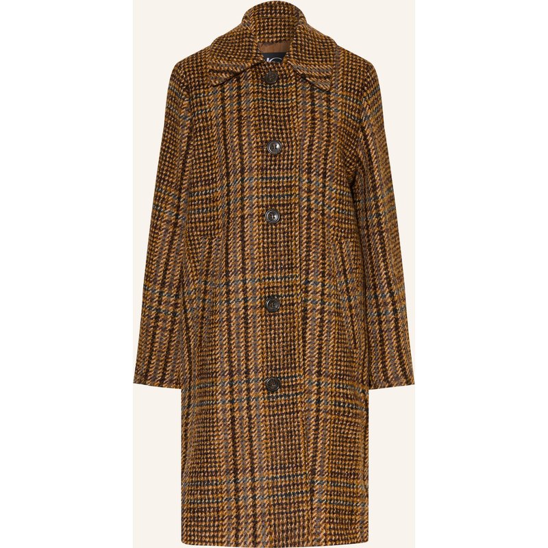 Luisa Cerano Tweed-Mantel braun