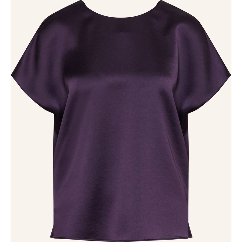 Luisa Cerano Blusenshirt Aus Satin lila