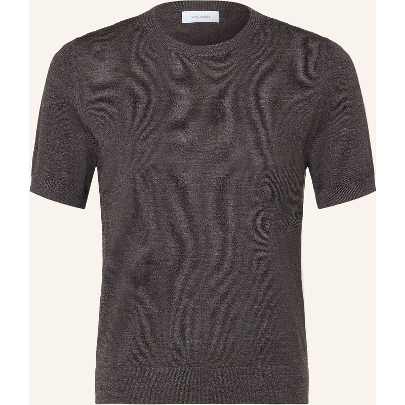 Darling Harbour Strickshirt Aus Merinowolle braun