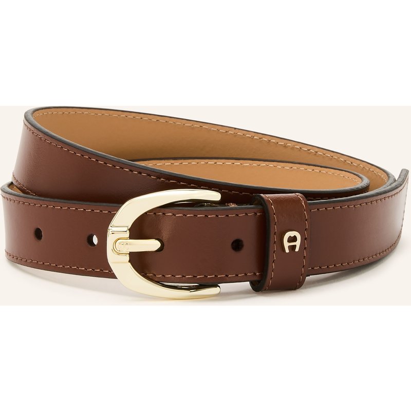 Aigner Ledergürtel braun