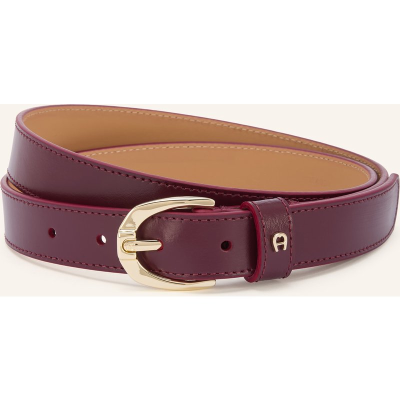 Aigner Ledergürtel rot