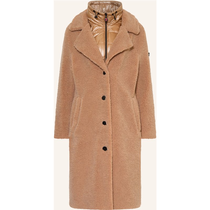 Frieda & Freddies Teddyfell-Mantel Ginez beige