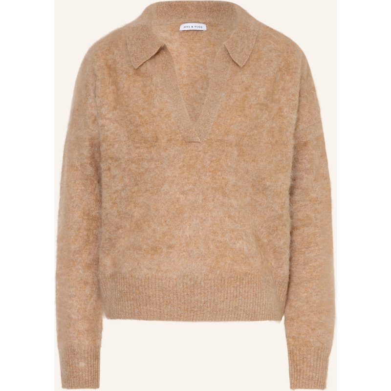 Mrs & Hugs Cashmere-Pullover beige
