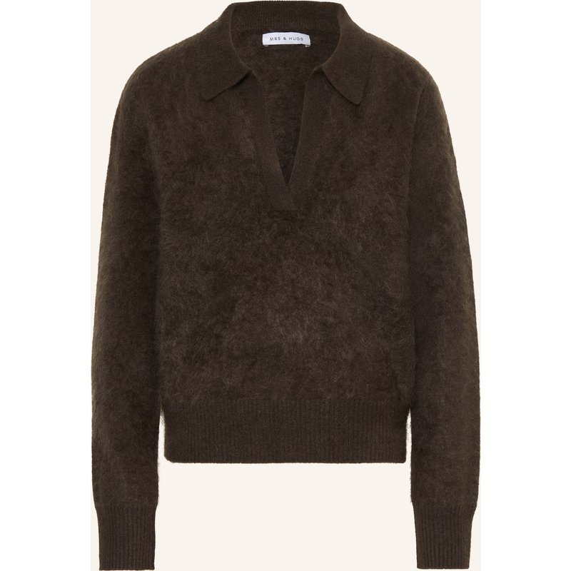 Mrs & Hugs Cashmere-Pullover braun