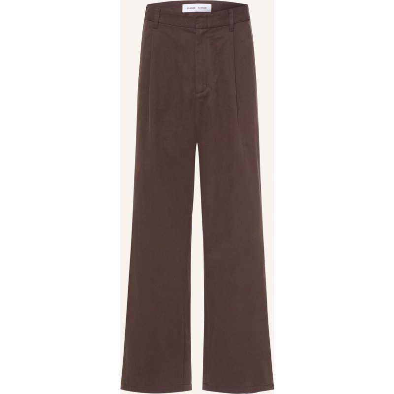 Samsøe Samsøe Hose Savalentin Loose Fit braun