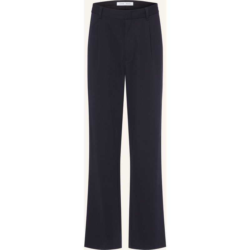 Samsøe Samsøe Hose Valentin Loose Fit blau