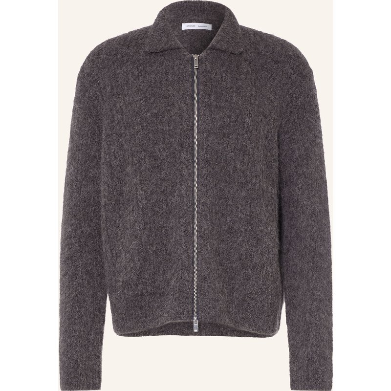 Samsøe Samsøe Strickjacke Sajob grau