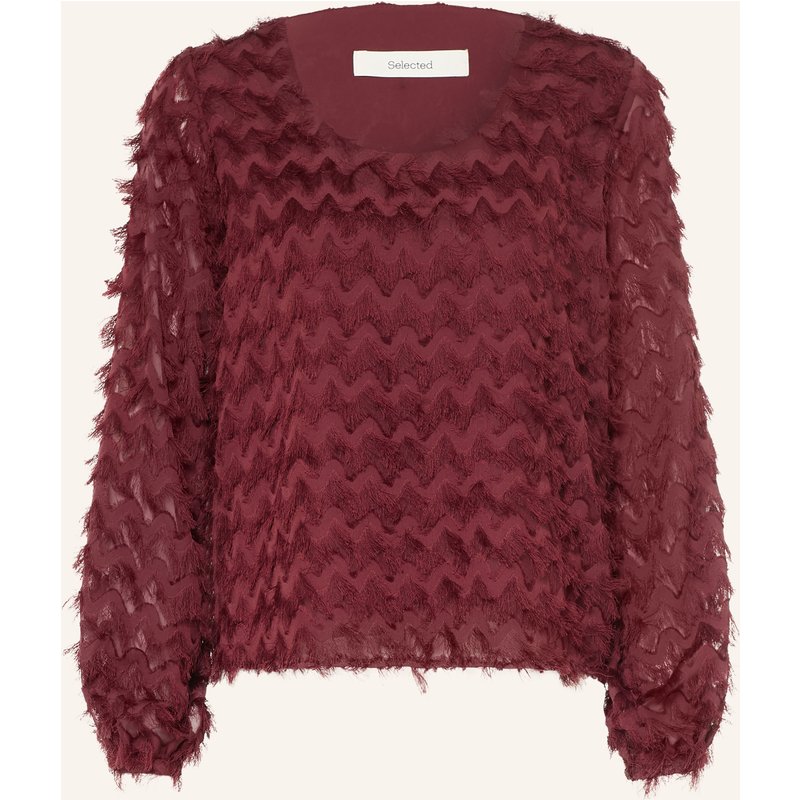 Selected Blusenshirt rot