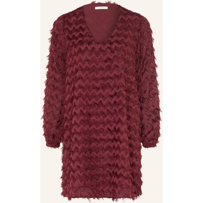 Selected Oversized-Kleid rot