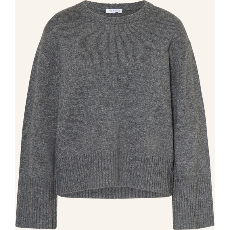 Mrs & Hugs Pullover Mit Cashmere grau