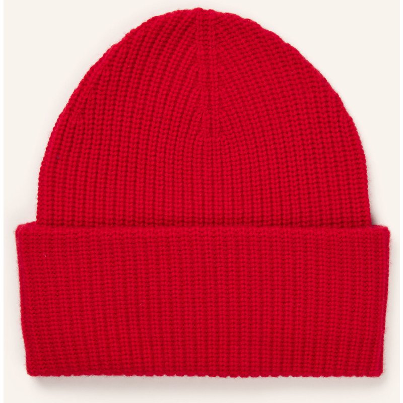 Mrs & Hugs Mütze Mit Cashmere rot