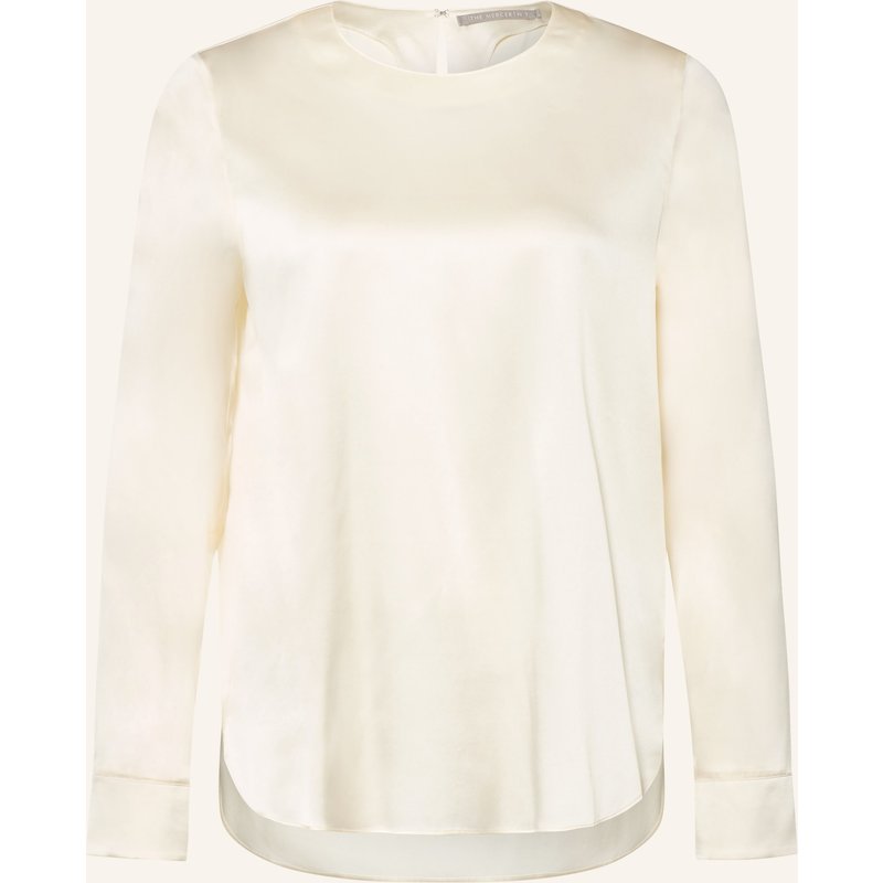 (The Mercer) N.Y. Blusenshirt Mit Seide weiss