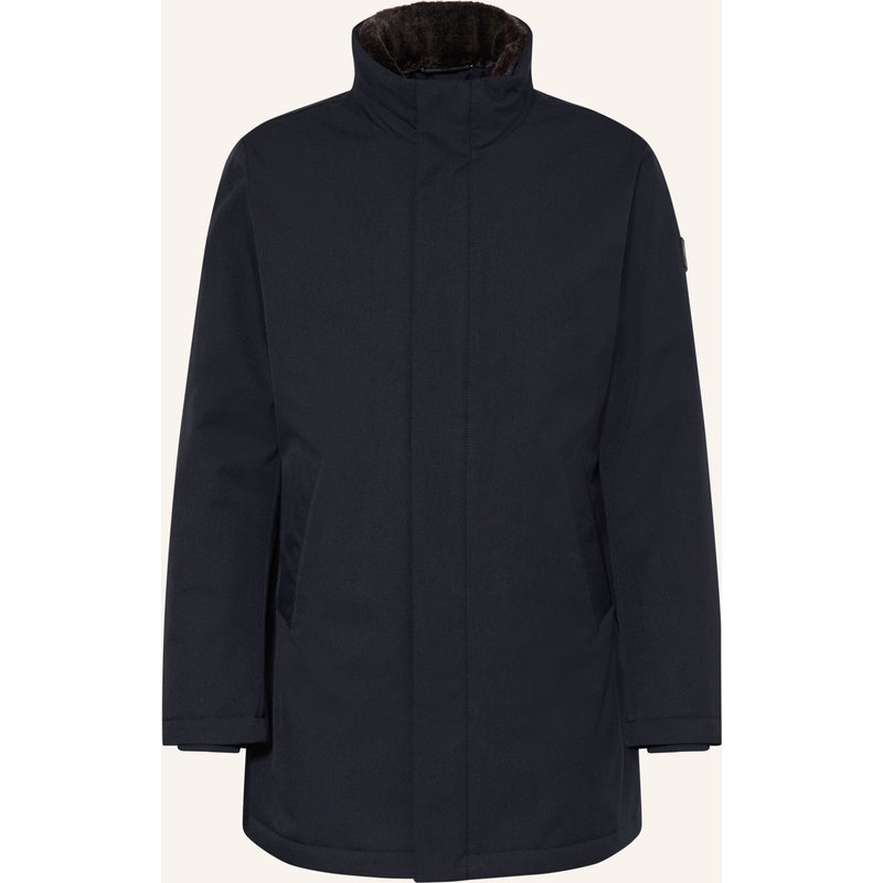 Milestone Parka Mslondon Mit Herausnehmbarer Blende Und Abnehmbarer Kapuze blau