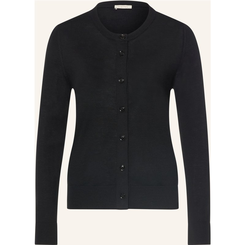 Lilienfels Strickjacke Aus Merinowolle schwarz