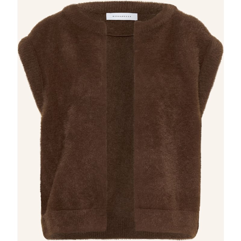 Rino & Pelle Strickweste Elona braun