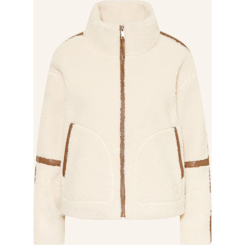 Rino & Pelle Teddyfell-Jacke Jaydee weiss