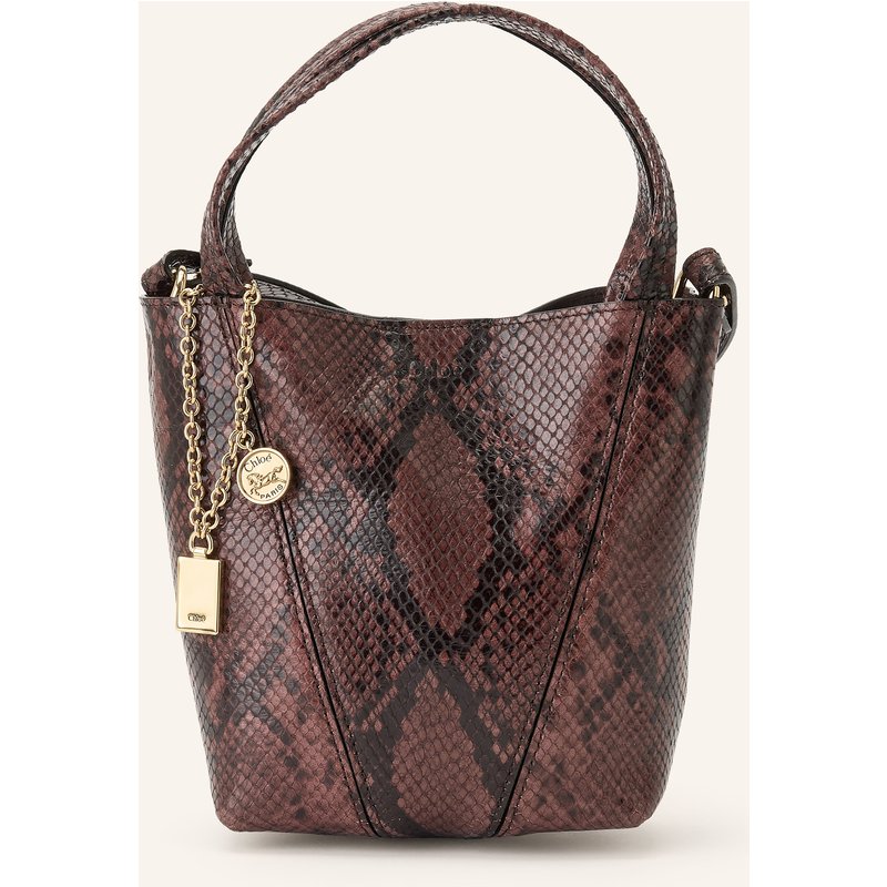 Chloé Beuteltasche Spin Small braun
