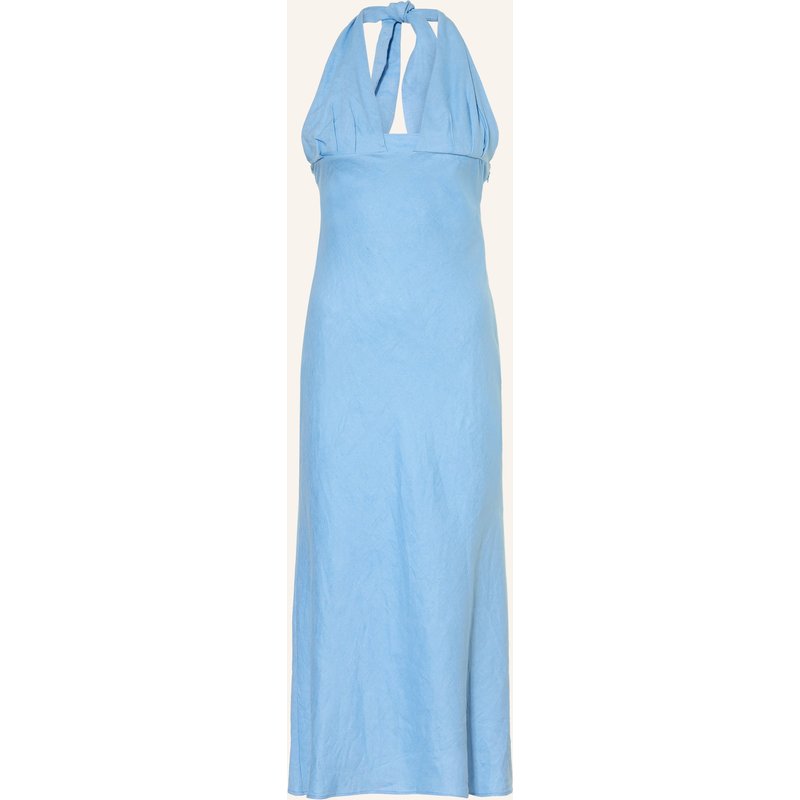 Faithfull The Brand Leinenkleid Marita blau