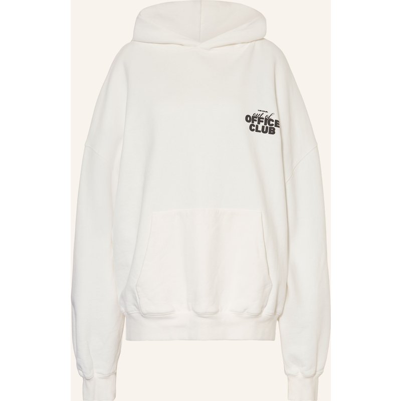 Karo Kauer Hoodie Office Club weiss