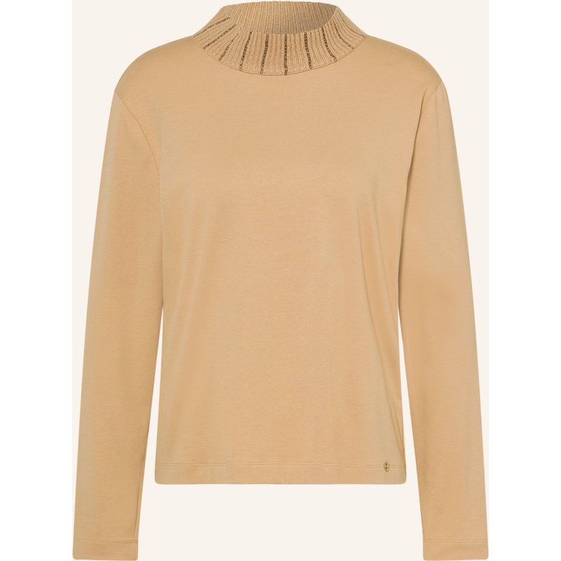 Marc Cain Longsleeve Mit Schmucksteinen braun