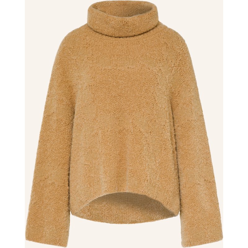 Marc Cain Oversized-Rollkragenpullover braun
