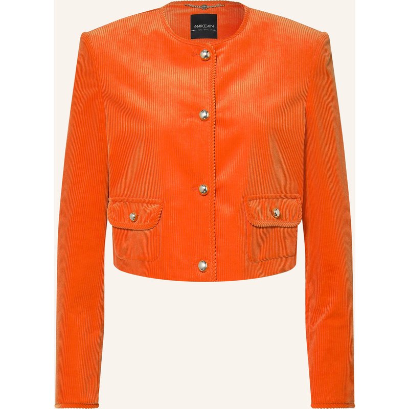 Marc Cain Kastenjacke Aus Cord orange