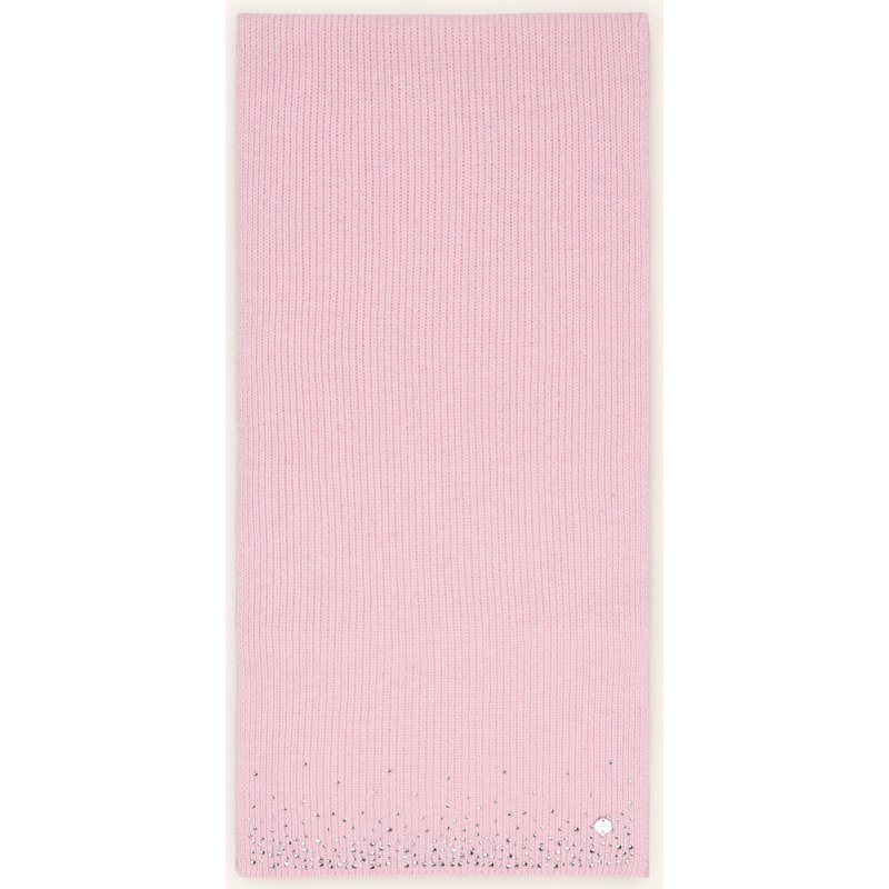 Marc Cain Schal Mit Schmucksteinen rosa