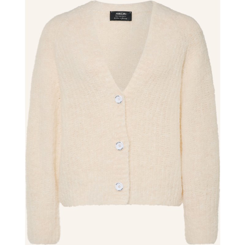 Marc Cain Strickjacke Mit Alpaka weiss