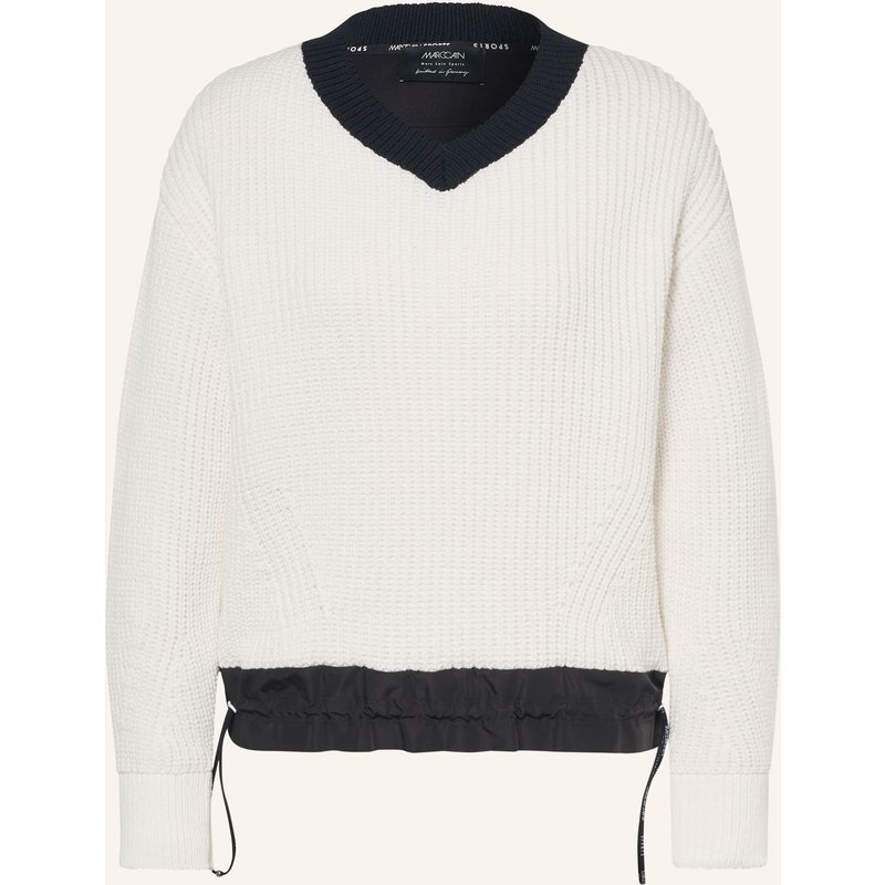 Marc Cain Pullover Im Materialmix schwarz