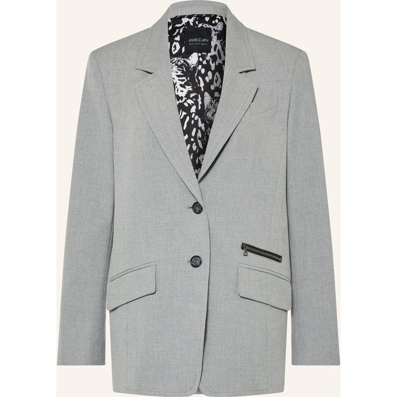 Marc Cain Blazer Mit Galonstreifen grau