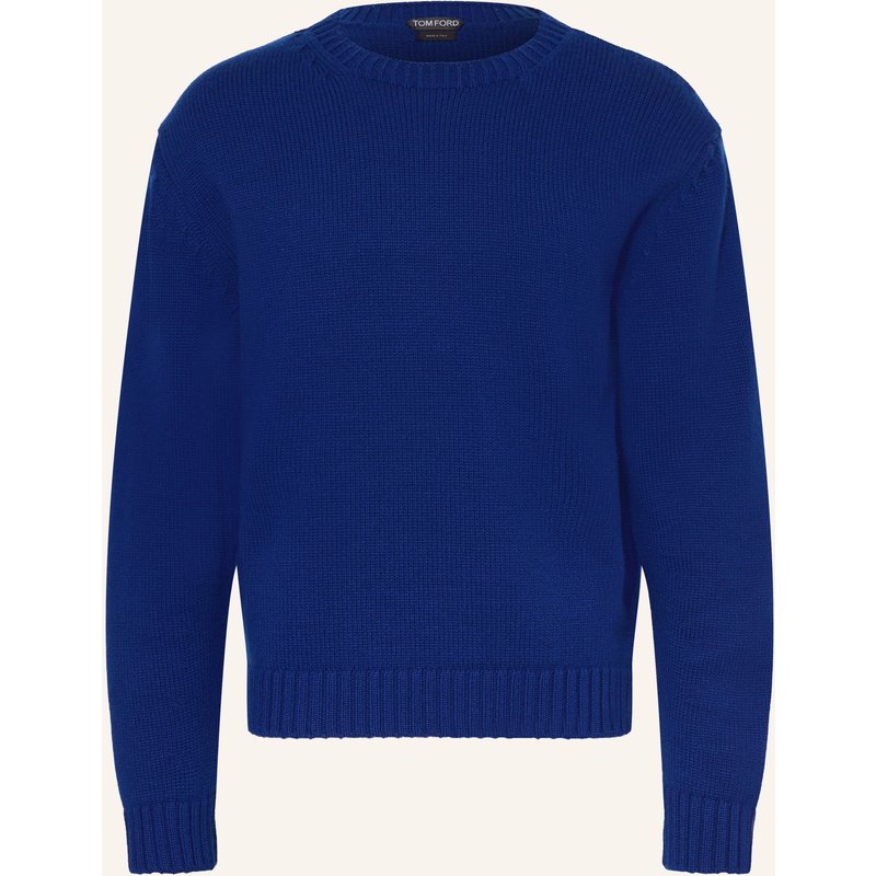 Tom Ford Pullover Mit Cashmere blau